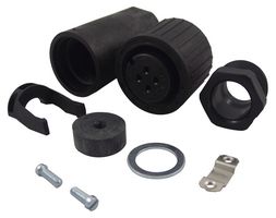 HIRSCHMANN CM06EA14S-2S Circular Connector, Standard Circular Connector, Cable Mount Receptacle, 4 Contacts, Solder Pin