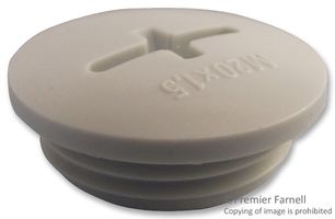 LAPP 52006620 堵塞器, Skindicht® BLK-M, IP54, 灰色, 尼龙 (聚酰胺), 纤维强化, M20, 24 mm, SKINDICHT BLK-M Series