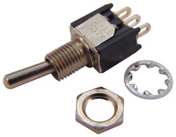 ALCOSWITCH - TE CONNECTIVITY 1825222-3 拨动开关, 开-开, SPDT, 不发光, TT Series, 通孔安装, 1 A