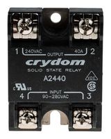 SENSATA/CRYDOM A2440 固态继电器, SPST-常开, 40 A, 280 VAC, 面板安装, 螺丝, 零交叉