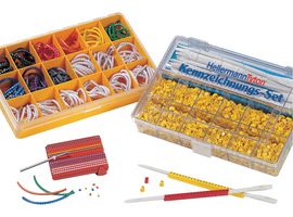 HELLERMANNTYTON 518-05025 HGPC2-5-PVC-SPECIAL Chevron Cut Helagrip Mk.2 Cable Marker Kit - 4500 Markers
