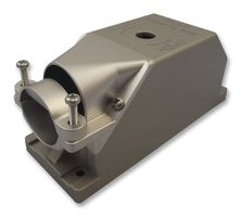 ITT CANNON 249-4501-000 连接器后盖, 金属后壳, DL5, DLM5 ZIF连接器, 90°, 180°, 铝主体