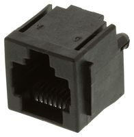 TE CONNECTIVITY - AMP 5520259-4 模块连接器, RJ45 插座, 1 x 1 (端口), 8P8C, Cat3, 通孔安装
