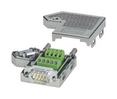 PHOENIX CONTACT 2761509 D-Sub 连接器, Subcon, 标准, 插头, SUBCON, 9 触点, DE, 螺丝