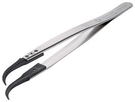 IDEAL-TEK 7CPR.SA Tweezer, Replaceable Tips, Precision, 130 mm, Stainless Steel Body, PEEK Tip