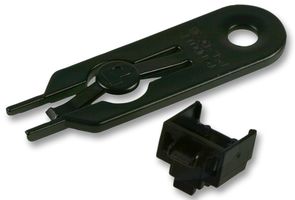 PANDUIT PSL-DCJB-BL Connector Accessory, Black, RJ45 Jack Blockout Device, RJ45 Connectors, PSL-DCJB