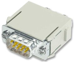 HARTING 09 14 009 3001 D-Sub 连接器, 插头, 9 触点