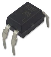 BROADCOM HCPL-817-W0LE 光电耦合器, 晶体管输出, 1通道, DIP, 4 引脚, 50 mA, 5 kV, 50 %