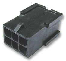 TE CONNECTIVITY - AMP 794616-6 连接器外壳, Micro MATE-N-LOK, 插头, 6 路, 3 mm, Micro MATE-N-LOK连接器