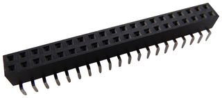 HARWIN M20-7852042 PCB Receptacle, Board-to-Board, 2.54 mm, 2 Rows, 40 Contacts, Through Hole Mount, M20