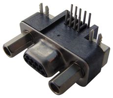MOLEX 83611-9006 D Sub Connector, Right Angle, Micro D, Plug, 83611 Series, 9 Contacts, Solder