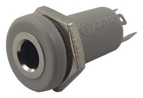 MULTICOMP PRO MJ-064H Phone Audio Connector, Grey, 4 Contacts, Jack, 3.5 mm, Panel Mount, Gold Plated Contacts