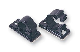 MULTICOMP PRO MP003244 紧固件, 背胶电缆夹, 17 mm, 尼龙6.6 (聚酰胺 6.6), 黑色, 41.3 mm, 15.6 mm
