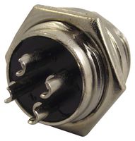 MULTICOMP PRO PSG01593 Circular Connector, Standard Circular Connector, Panel Mount Plug, 4 Contacts, Solder Pin