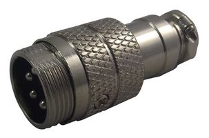PRO SIGNAL PSG01597 圆形连接器, 标准圆形连接器, Pro Signal Circular Multipole Inline Plugs, 电缆安装插头, 5 触点, 螺丝销