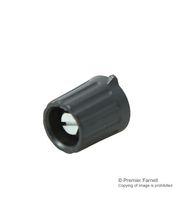 MENTOR 4309.6131 旋钮, 圆形杆, 6 mm, 塑料, 带指针的圆盘, 15 mm