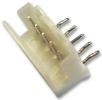 AMP - TE CONNECTIVITY 292250-4 引脚针座, 线至板, 2 mm, 1 排, 4 触点, 通孔直角, CT