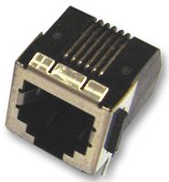 AMP - TE CONNECTIVITY 106066-2 模块连接器, RJ45 插座, 1 x 1 (端口), 8P8C, Cat3, 通孔安装