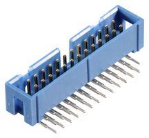 AMP - TE CONNECTIVITY 2-1761605-9 引脚针座, 直角, 线至板, 2.54 mm, 2 排, 26 触点, 通孔直角, AMP-LATCH