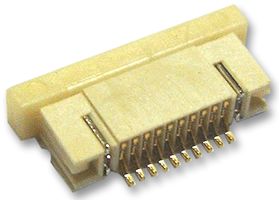 AMP - TE CONNECTIVITY 1-1734592-0 FFC / FPC Board Connector, 0.5 mm, 10 Contacts, Receptacle, FPC, Surface Mount, Bottom