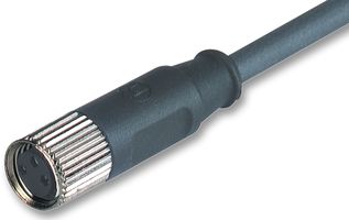 HIRSCHMANN E08-CA3A1A-FL0500C1-XA500-AB LEAD, SENSOR, M8, 3WAY, 5M