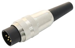LUMBERG SV 60 DIN Audio / Video Connector, 6 Contacts, Plug, Cable Mount, Solder, Silver Plated Contacts