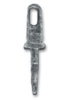 ETTINGER 013.13.539 电路板接线端子, 2.2mm x 0.5mm, 0.087英寸 x 0.02英寸, 黄铜, 1.1 mm, 银