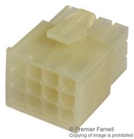 TE CONNECTIVITY - AMP 172341-1 连接器外壳, Mini Universal MATE-N-LOK, 插头, 12 路, 4.14 mm, Mini-Universal MATE-N-LOK连接器