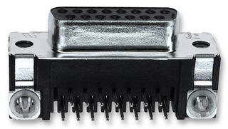 AMP - TE CONNECTIVITY 5747845-4 D-Sub 连接器, DB15, 标准, 插座, AMPLIMITE HD-20, 15 触点, DA, 焊接