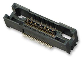 AMP - TE CONNECTIVITY 5767054-1 Mezzanine连接器, 插座, 0.64 mm, 1 排, 38 触点, 表面安装, 铜合金