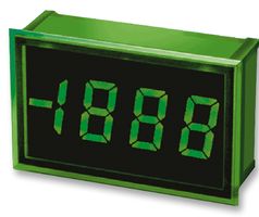 MURATA POWER SOLUTIONS DMS-20PC-0-GS-C Digital Panel Meter, Self Powered, LED, 3-1/2 Digits, DC Voltage, -200mV to +200mV