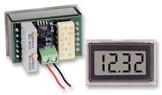 MURATA POWER SOLUTIONS DMS-20LCD-4/20S-C 过程监视器, DMS-20LCD系列, 电流环路, 4至20mA, 3.5数位, 单极