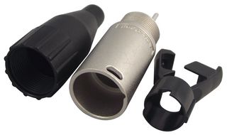 AMPHENOL AUDIO AC3MM XLR连接器, 3 触点, 插头, 电缆安装, 镀银触芯, 金属主体, AC