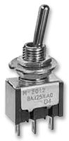 NKK SWITCHES M2022SS1W01 拨动开关, 开-关, DPDT, 不发光, M Series, 面板安装, 6 A