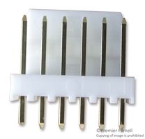 MOLEX 22-29-2061 引脚针座, 垂直, 信号, 线至板, 2.54 mm, 1 排, 6 触点, 通孔直型, KK 254 6410