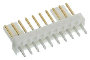 MOLEX 22-29-2101 引脚针座, 垂直, 信号, 线至板, 2.54 mm, 1 排, 10 触点, 通孔直型, KK 254 6410