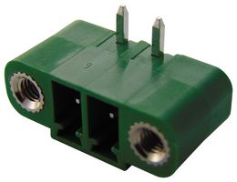 MULTICOMP PRO ME050-381002 端子块, 针座, 3.81 mm, 2 路, 10 A, 300 V, 通孔直角