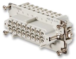 WEIDMULLER 1216100000 Heavy Duty Connector, Insert, HE Series, Receptacle