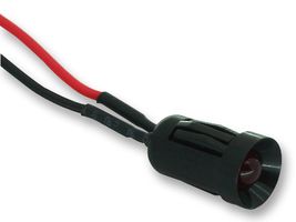 CML INNOVATIVE TECHNOLOGIES 1980110050500 发光二极管指示器 面板安装, 发光, 红色, 13 VDC, 8 mm, 56 mA, 45 mcd, 无评级