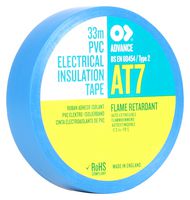 ADVANCE TAPES AT7 BLUE 33M X 19MM