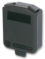 NEUTRIK SCDX 防尘盖/罩, 合页盖, D Size Chassis Connector, 塑料主体