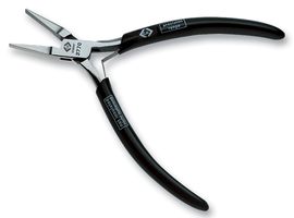 CK TOOLS T3770 钳子，120 mm长，精密平嘴，PVC，高级合金钢，盒装