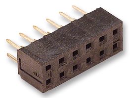 MOLEX 79107-7019 PCB Receptacle, Board-to-Board, 2 mm, 2 Rows, 40 Contacts, Female Receptacle, Through Hole Mount