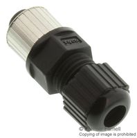 TE CONNECTIVITY 1838274-3 传感器连接器, M12, 母, 5路, 焊接插座, 直形线缆安装