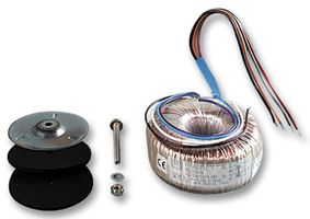 BLOCK RK25/18 环形变压器, 29mm x 68mm, 25 VA, 2 x 115V, 2 x 18V, 双初级, 双次级, 开放式, 机箱安装