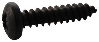 TR FASTENINGS N80.750 PRSTABB100- Screw, Self-Tapping, No.8, 19 mm, Chemically Blackened, Steel, Pan Head Pozidriv
