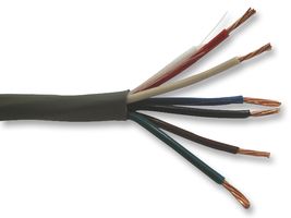 BELDEN 5304UE 008500 Multicore Cable, Security Alarm, Unscreened, 6 Core, 18 AWG, 0.891 mm², 498.69 ft, 152.4 m