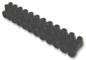CAMDENBOSS CTSOS431/12BK 面板安装阻隔接线端子, 2排, 12 路, 8 mm, 24 A