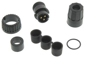 SWITCHCRAFT/CONXALL 3182-3PG-3DC 圆形连接器, Sealed Circular Connector, 电缆安装插头, 3 触点, 焊接引脚