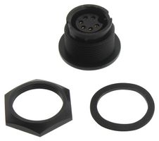 SWITCHCRAFT/CONXALL 4282-6SG-300 圆形连接器, Sealed Circular Connector, 面板安装插座, 6 触点, 焊接插座